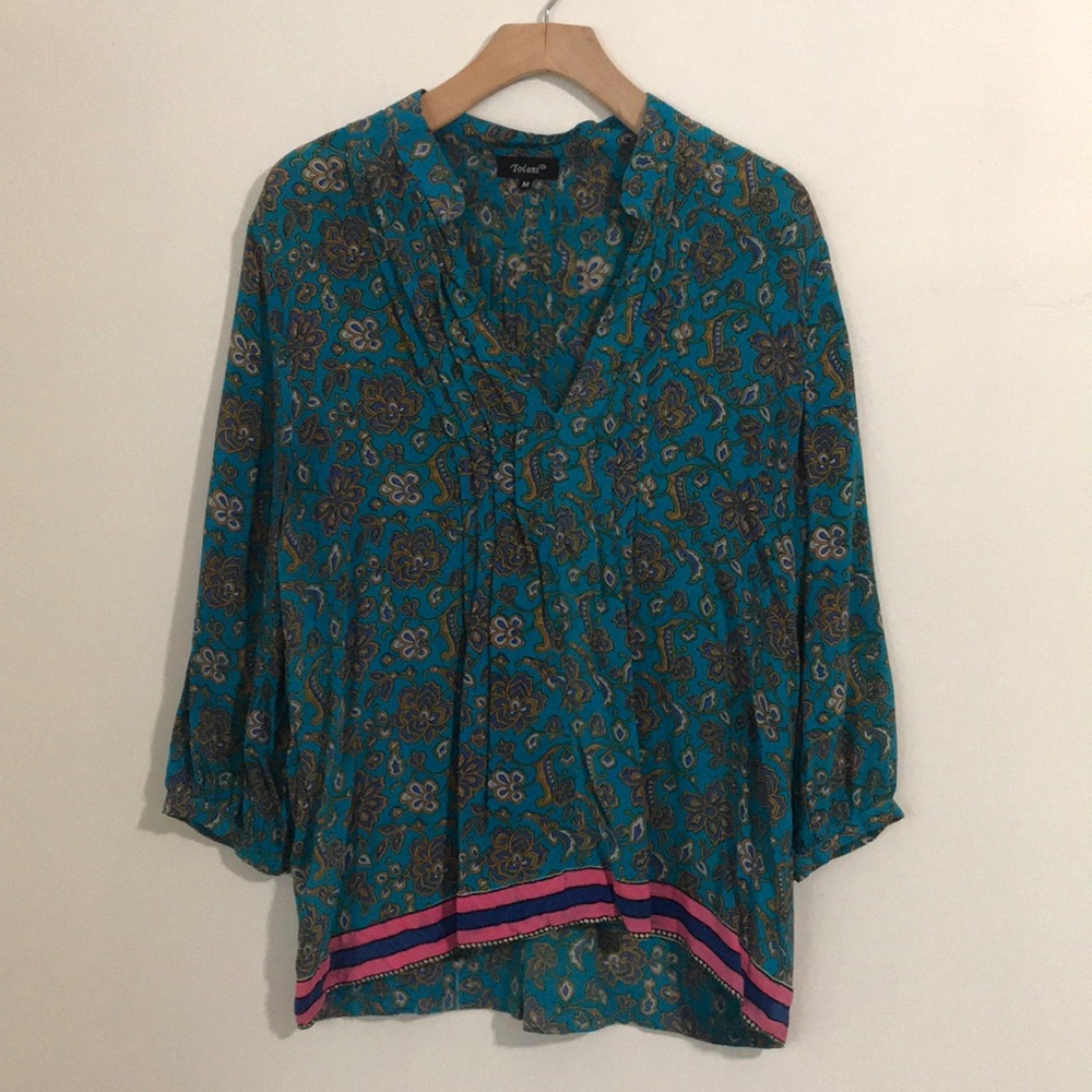 Tolani silk shirt